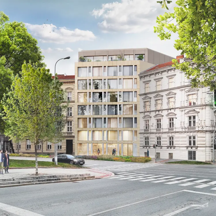 Vizualizace projektu Palác Glacis